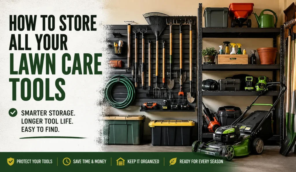 How to Store All Your Lawn Care Tools