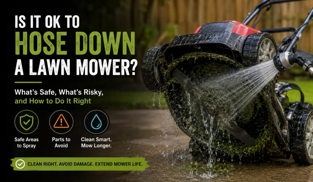Is It OK to Hose Down a Lawn Mower