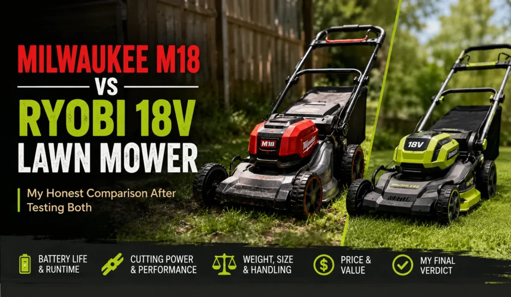 Milwaukee M18 vs Ryobi 18V Lawn Mower My Honest Verdict 2 Milwaukee M18 vs Ryobi 18V Lawn Mower
