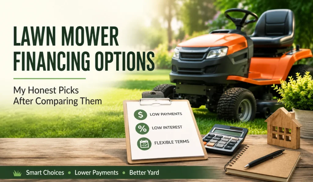 My Smart Lawn Mower Financing Options Guide