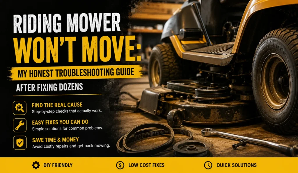 Riding Mower Won't Move My Proven Fixes 1 Riding Mower Won't Move