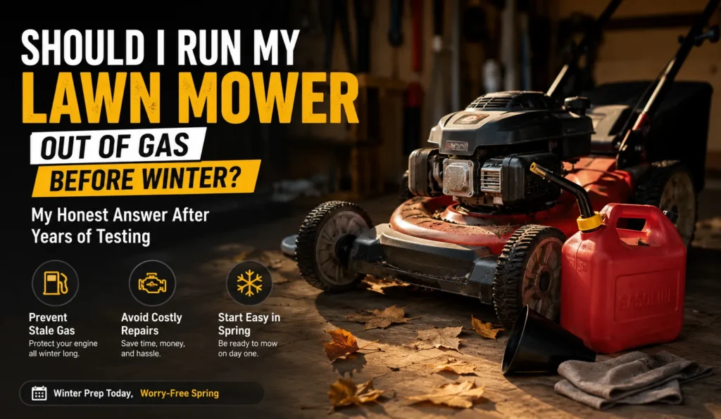 Should I Run My Lawn Mower Out of Gas Before Winter 2 Should I Run My Lawn Mower Out of Gas Before Winter