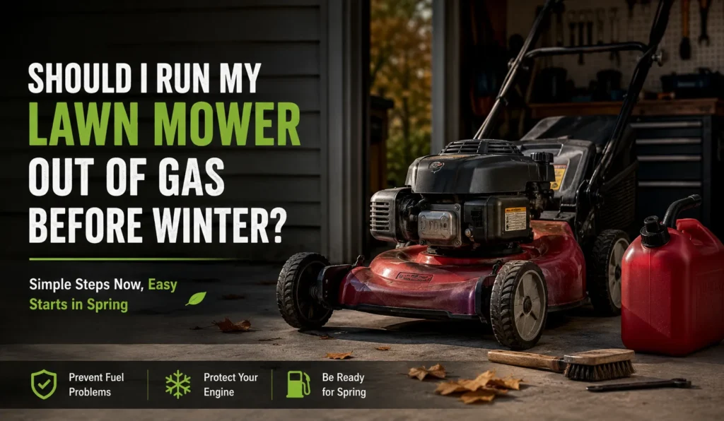 Should I Run My Lawn Mower Out of Gas Before Winter 4 Should I Run My Lawn Mower Out of Gas Before Winter