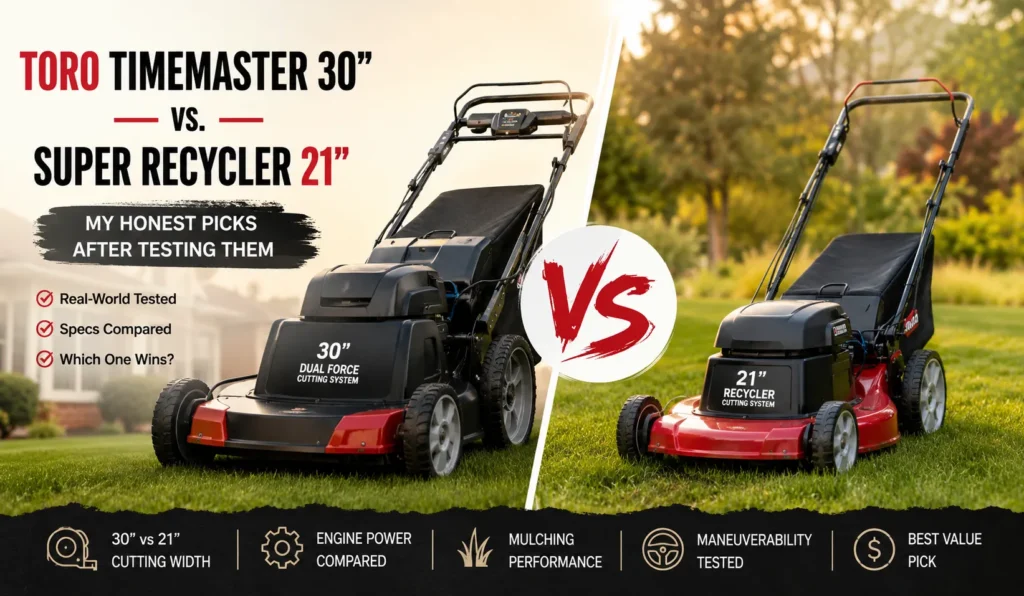 Toro TimeMaster 30 vs 21-Inch My Honest Verdict 1 Toro TimeMaster 30 vs 21-Inch