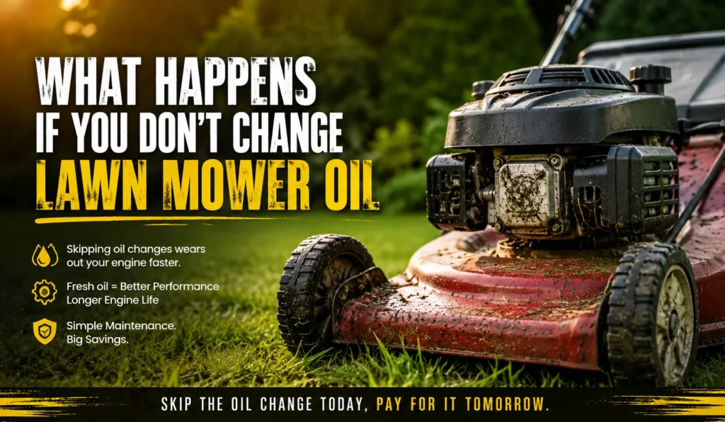 What Happens If You Don't Change Lawn Mower Oil