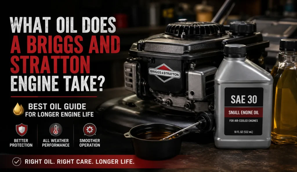 What Oil Does a Briggs and Stratton Engine Take