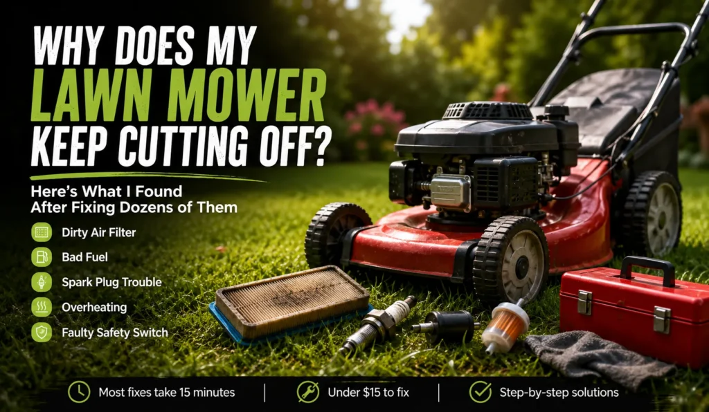 Why Does My Lawn Mower Keep Cutting Off 1 Why Does My Lawn Mower Keep Cutting Off