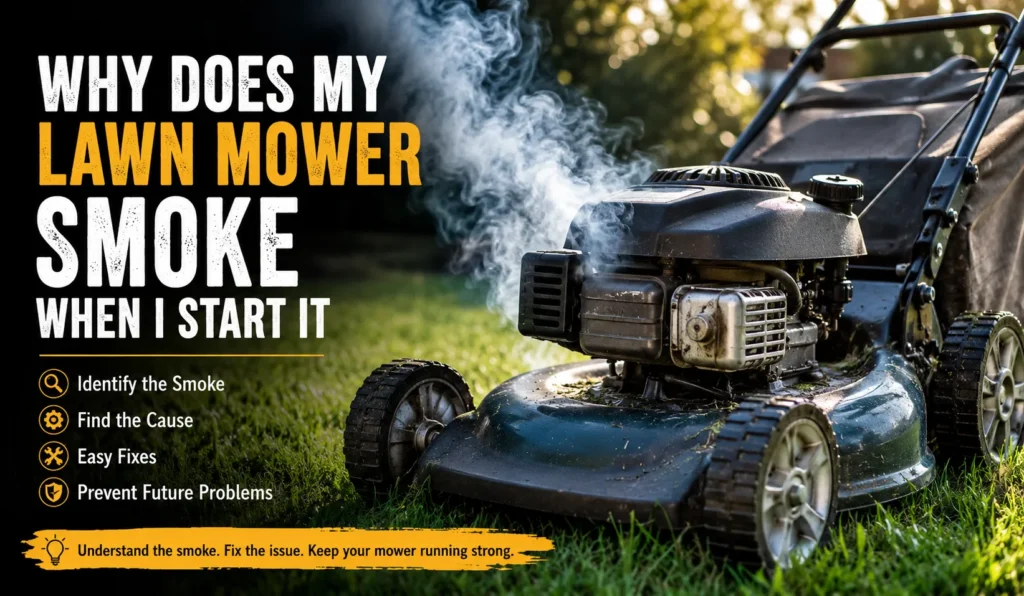 Why Does My Lawn Mower Smoke When I Start It